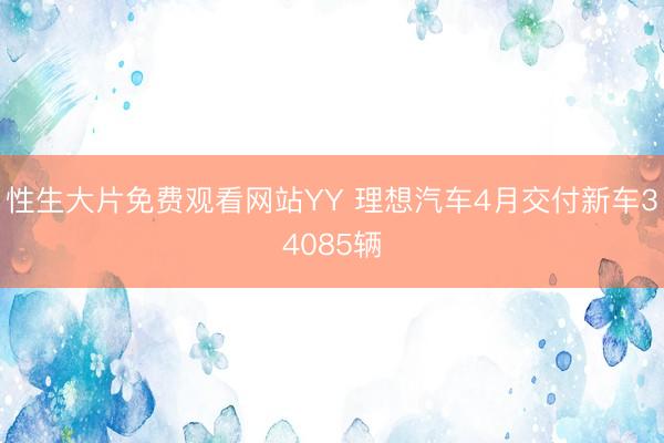 性生大片免费观看网站YY 理想汽车4月交付新车34085辆